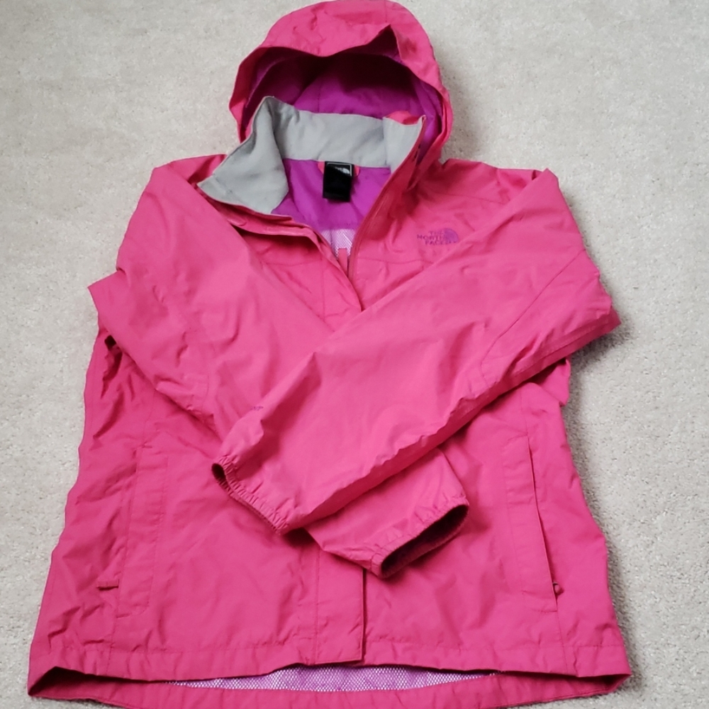 The North Face Girls' Pink Hyvent Jacket